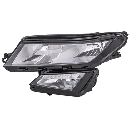 HELLA Halogen Headlight Unit - Left - 1LF012669-111