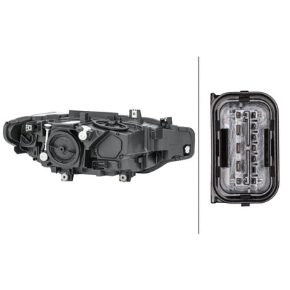 HELLA Halogen Headlight Unit - Left - 1LG012101-931