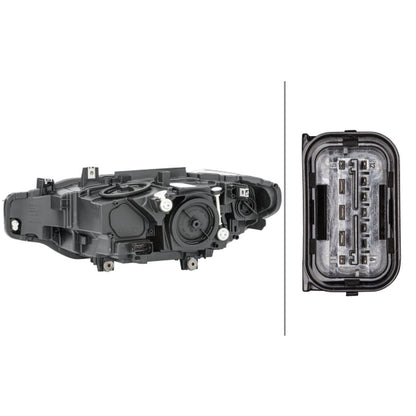 HELLA Halogen Headlight Unit - Right - 1LG012101-941