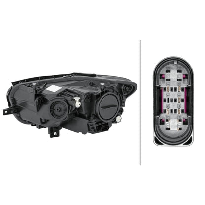HELLA Halogen Headlight Unit - Right - 1LG015868-041