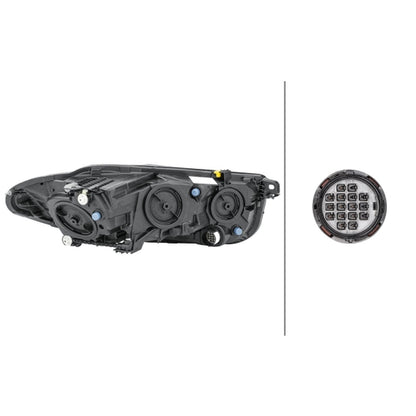 HELLA LED Headlight Unit - Left - 1LH011811-131