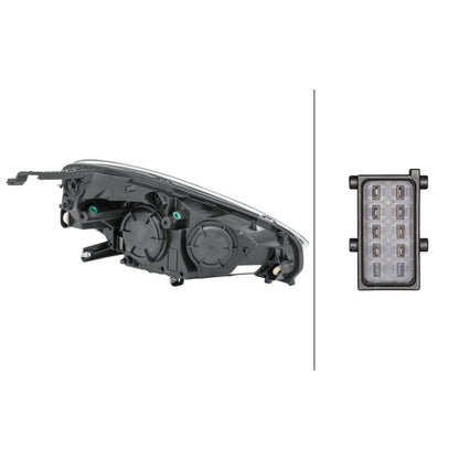 HELLA Halogen Headlight Unit - Left - 1LH354811-071