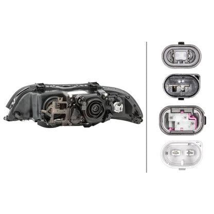 HELLA Xenon Headlight Unit - Right - 1LL008052-601