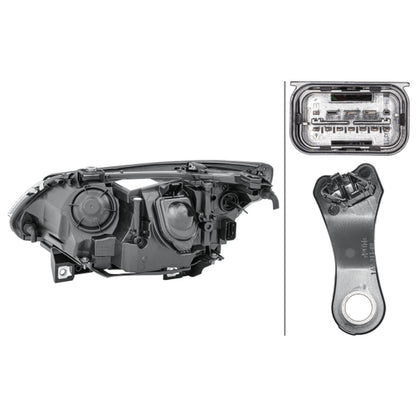 HELLA Halogen Headlight Unit - Right - 1LL009449-041