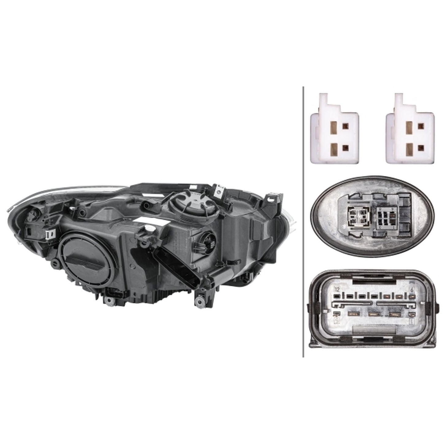 HELLA LED Headlight Unit - Left - 1LL010741-571