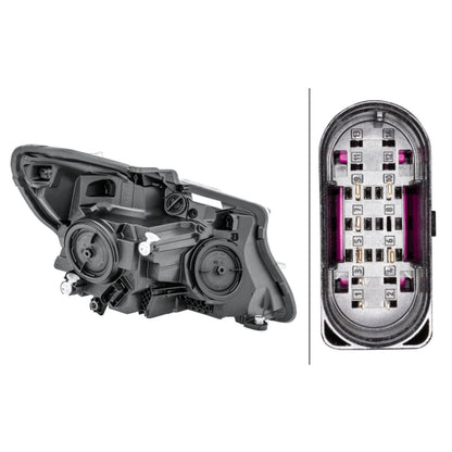 HELLA Halogen Headlight Unit - Left - 1LL011284-891