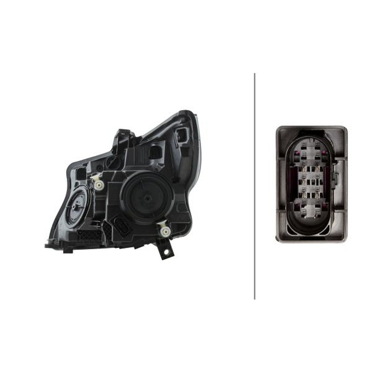 HELLA Halogen Headlight Unit - Right - 1LL011284-901