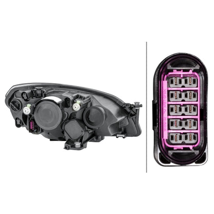 HELLA Halogen Headlight Unit - Left - 1LL012643-031