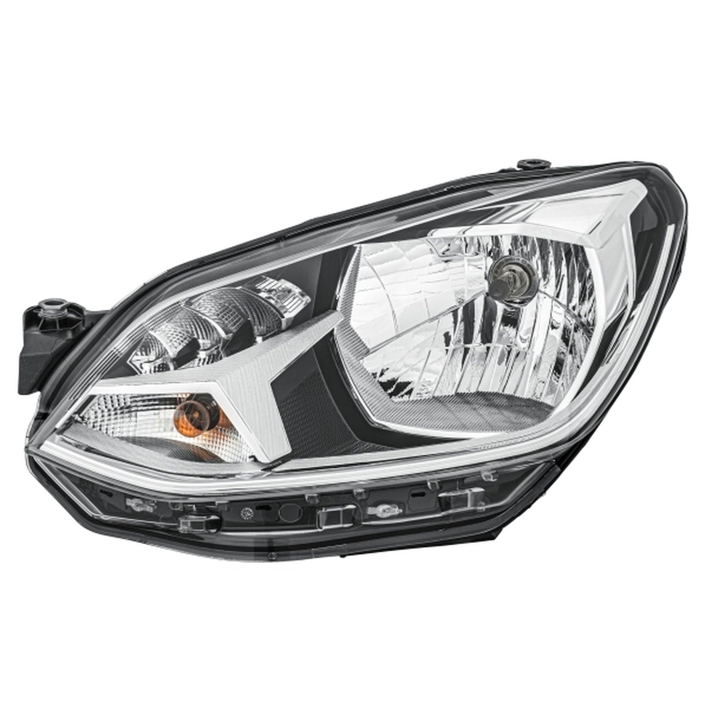 HELLA Halogen Headlight Unit - Left - 1LL012644-031