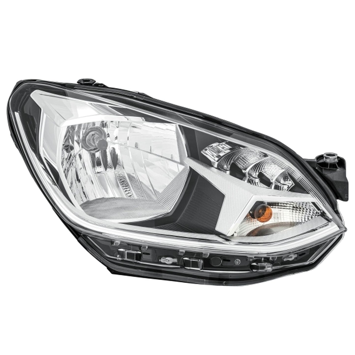 HELLA Halogen Headlight Unit - Right - 1LL012644-041