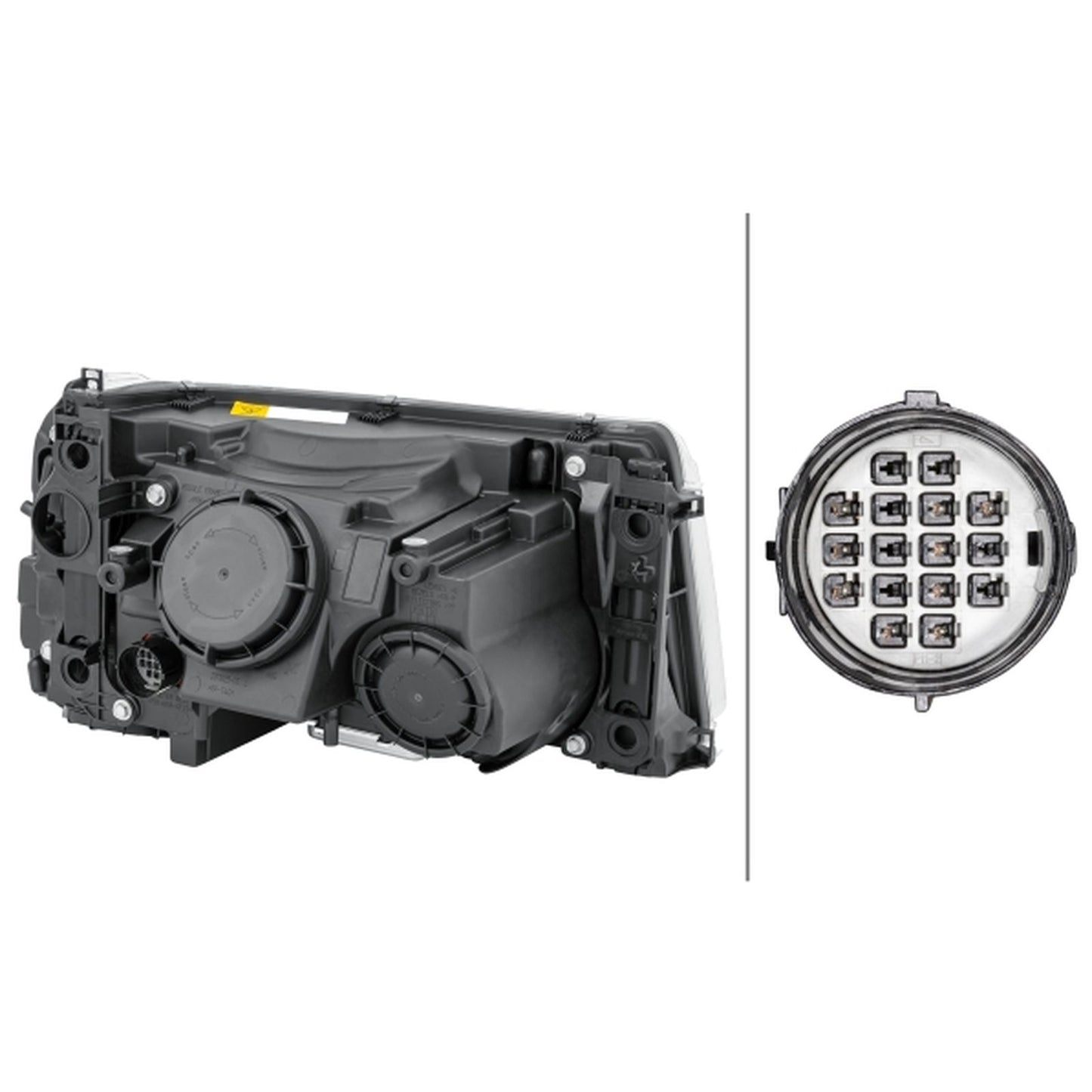HELLA Bi-Xenon Headlight Unit - Left - 1LL238022-791