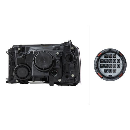 HELLA Bi-Xenon Headlight Unit - Right - 1LL238022-801