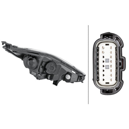HELLA Halogen Headlight Unit - Left - 1LL354803-091