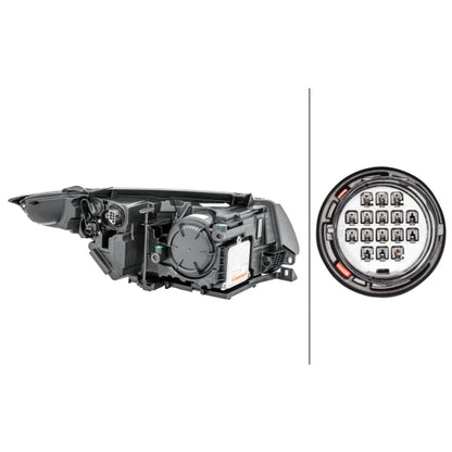 HELLA Bi-Xenon Headlight Unit - Left - 1LL354806-031