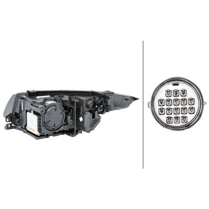 HELLA Bi-Xenon Headlight Unit - Right - 1LL354806-041