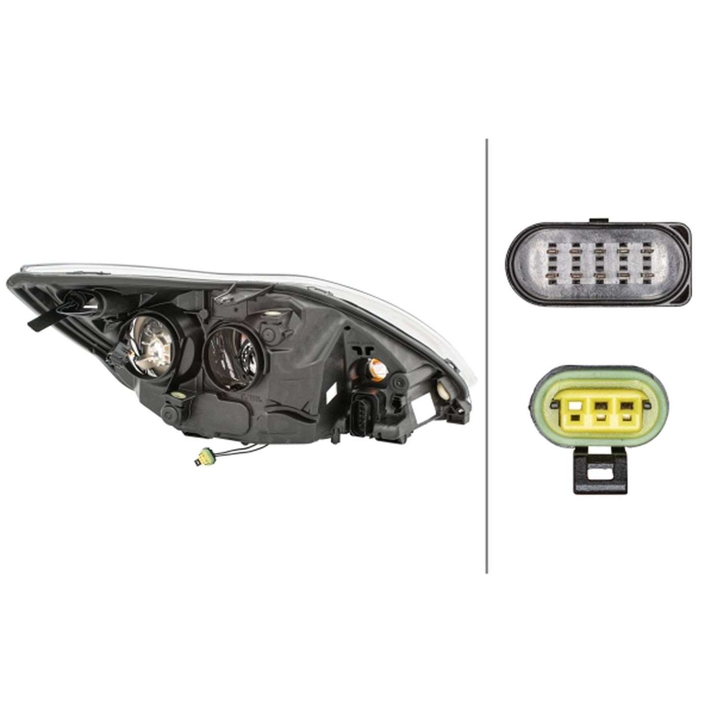 HELLA Bi-Xenon Headlight Unit - Left - 1LL354807-031