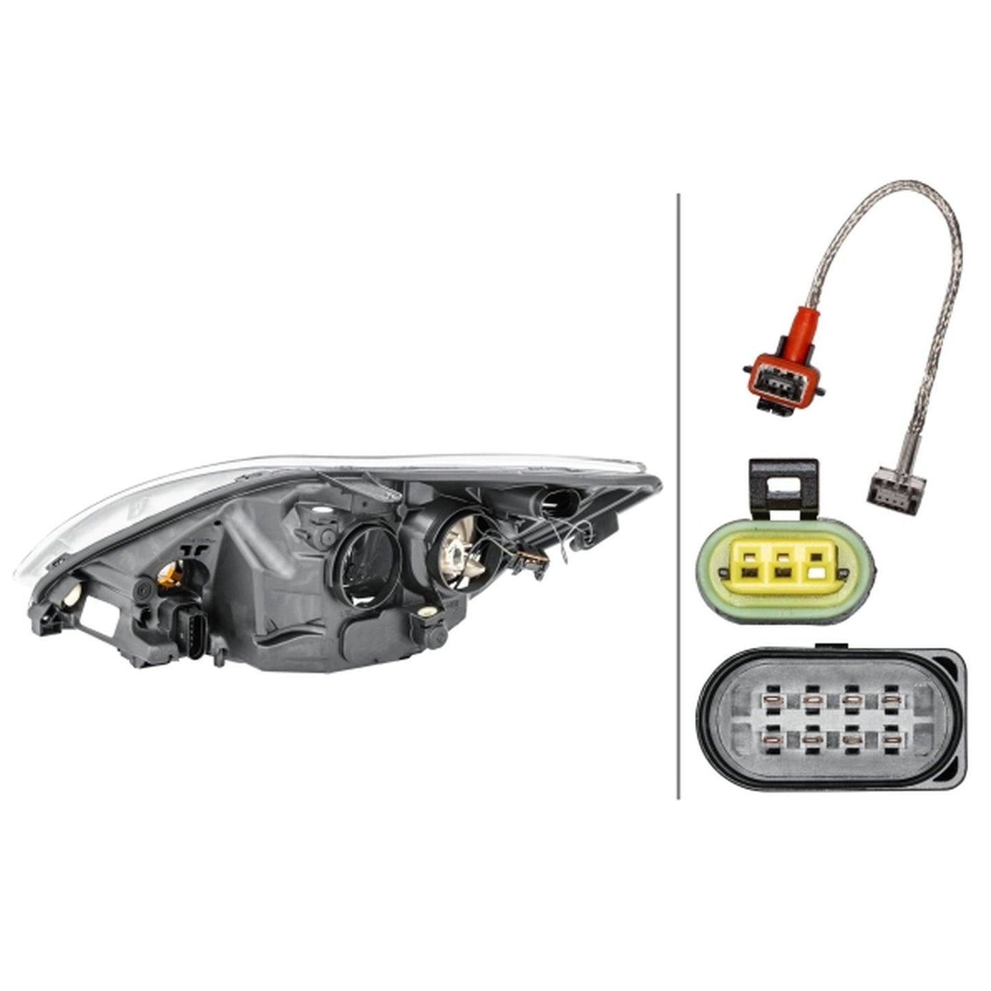 HELLA Bi-Xenon Headlight Unit - Right - 1LL354807-081