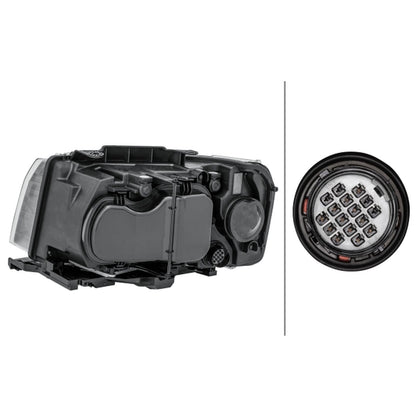 HELLA LED Headlight Unit - Right - 1LL354813-081