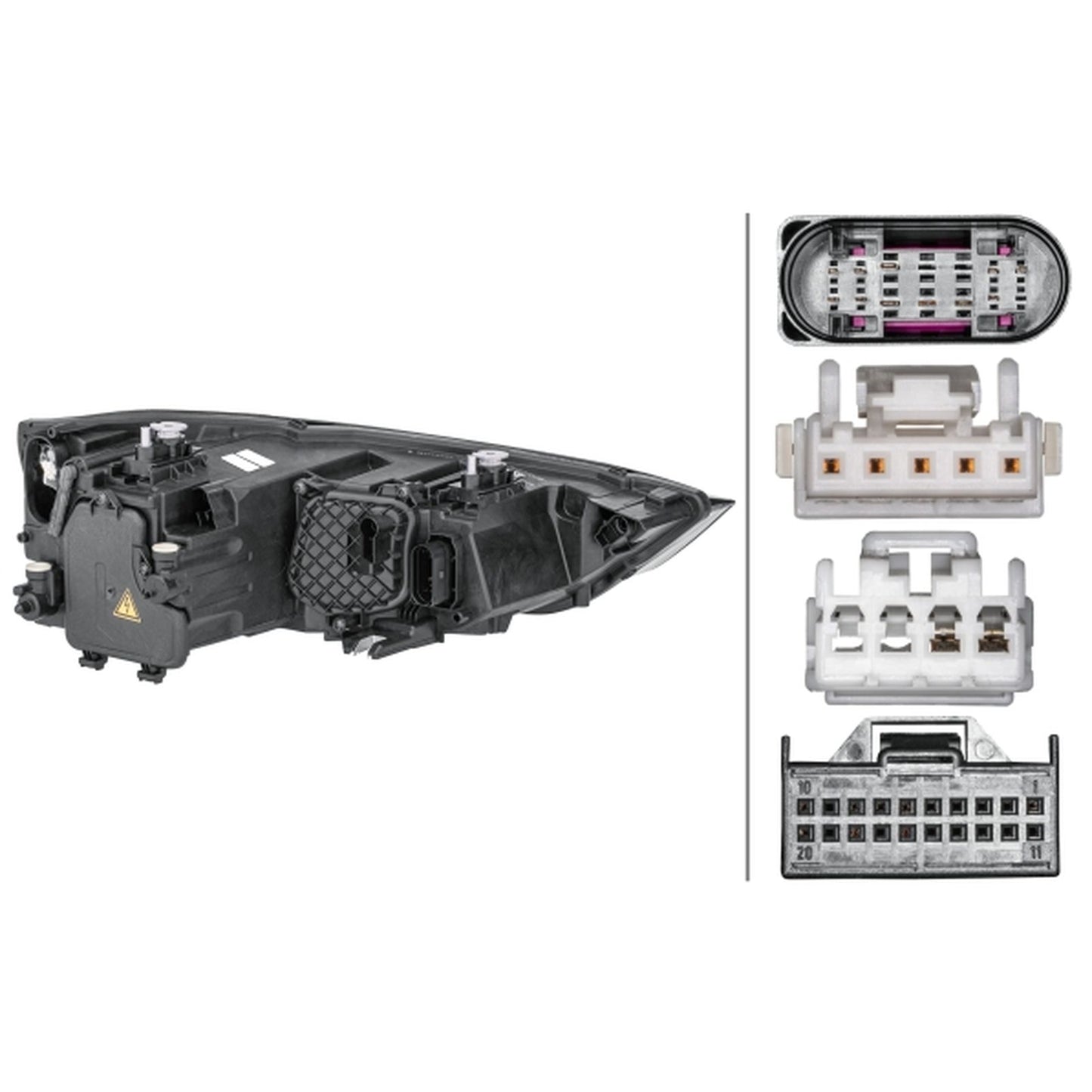 HELLA LED Headlight Unit - Left - 1LL354838-071
