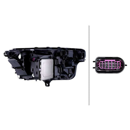 HELLA Matrix Headlight Unit - Left - 1LX016220-631