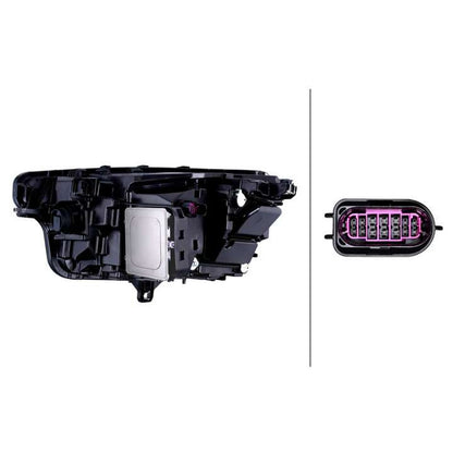 HELLA Matrix Headlight Unit - Right - 1LX016220-641
