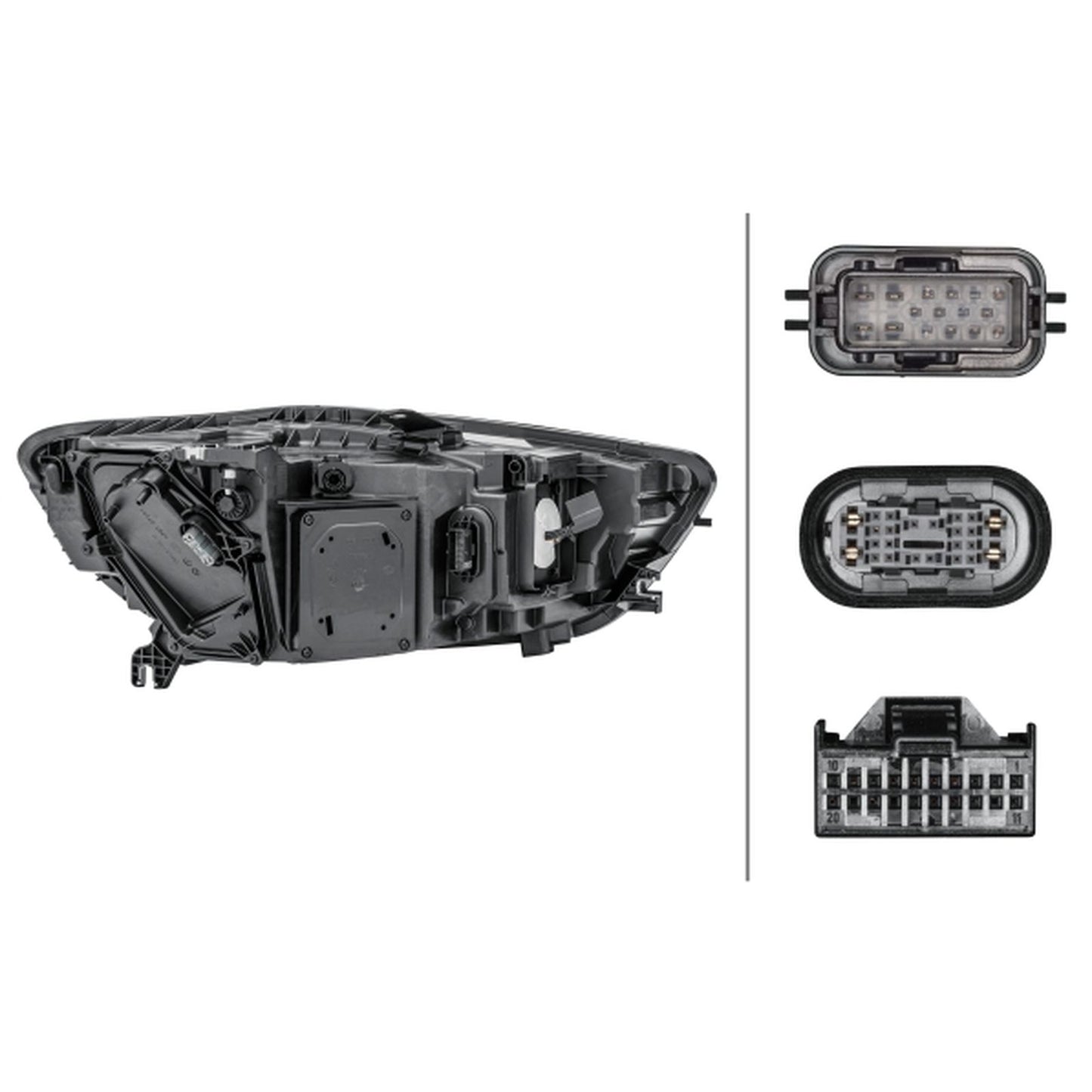 HELLA LED Headlight Unit - Left - 1LX011151-431