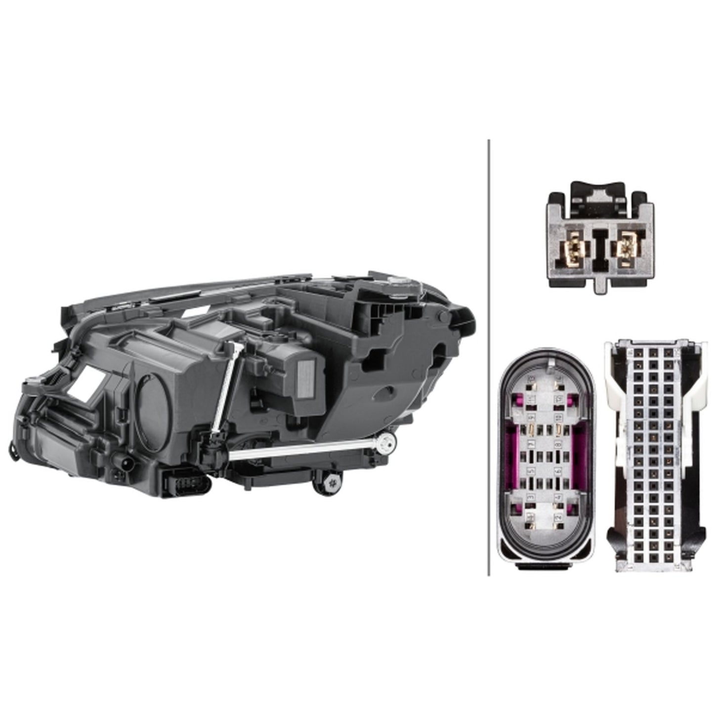 HELLA LED Headlight Unit - Right - 1LX012076-541