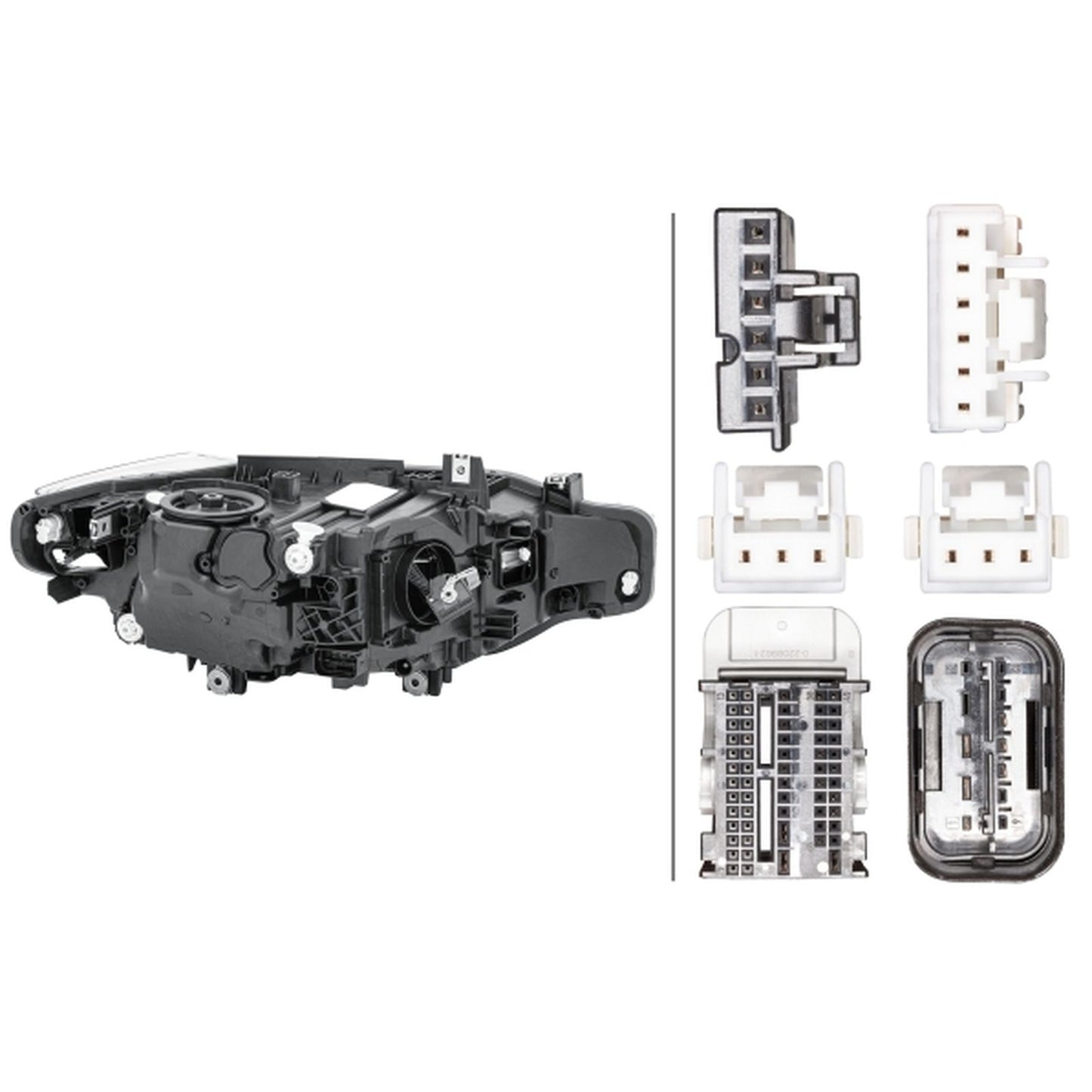 HELLA LED Headlight Unit - Left - 1LX012102-931