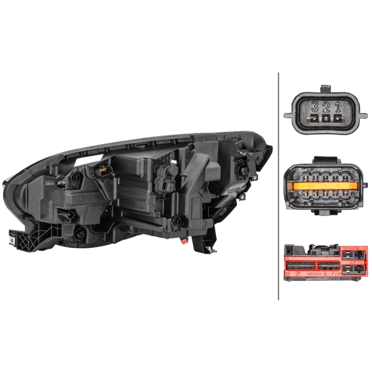 HELLA LED Headlight Unit - Right - 1LX012293-641