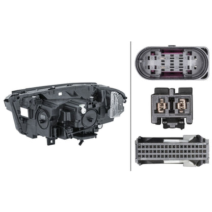 HELLA LED Headlight Unit - Right - 1LX013074-641