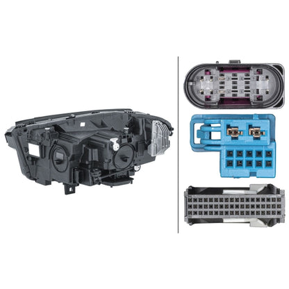 HELLA LED Headlight Unit - Right - 1LX013074-741