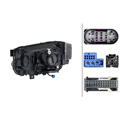 HELLA LED Headlight Unit - Right - 1LX013080-641