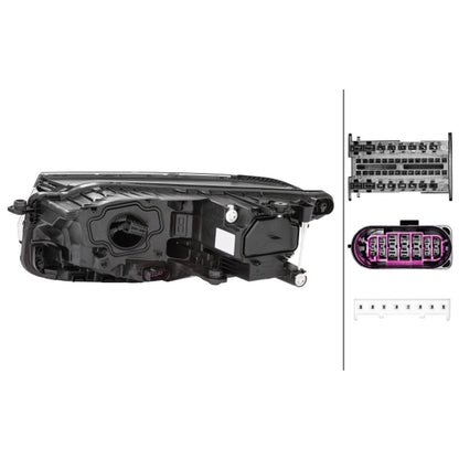 HELLA LED Headlight Unit - Right - 1LX013143-241