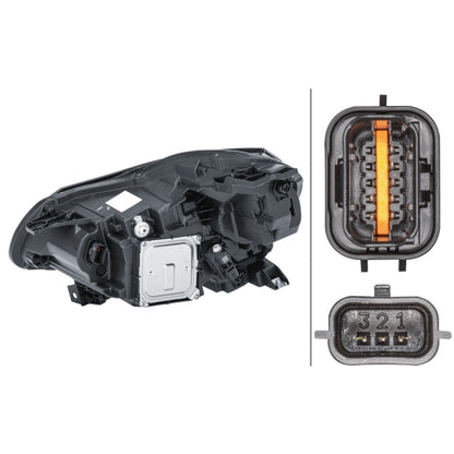 HELLA LED Headlight Unit - Right - 1LX013930-841