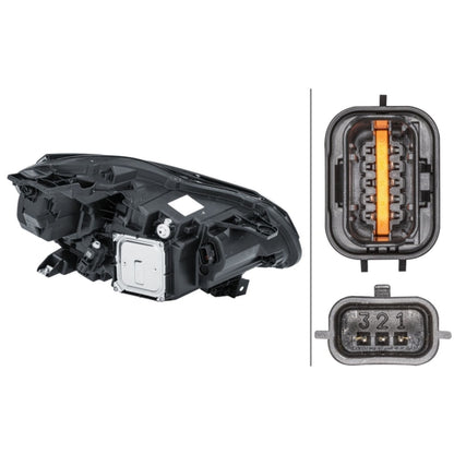 HELLA LED Headlight Unit - Left - 1LX013930-931