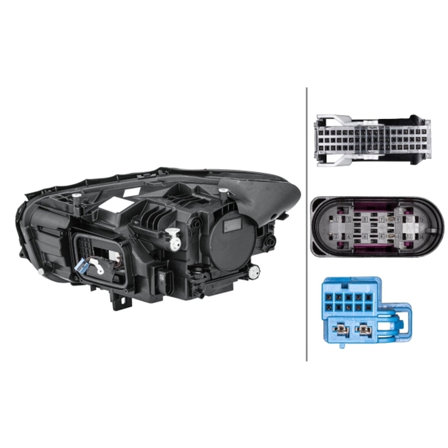 HELLA LED Headlight Unit - Right - 1LX014993-681