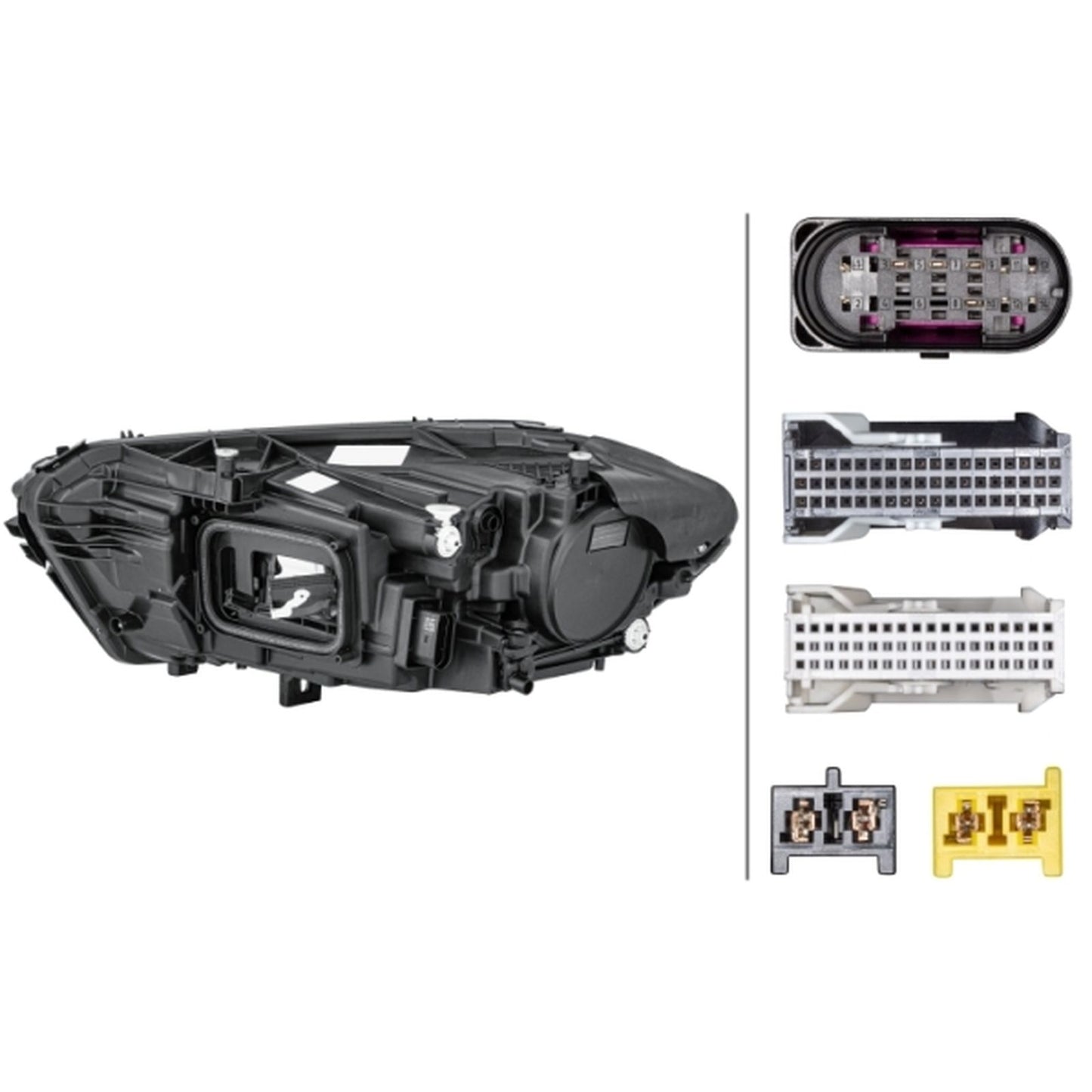HELLA Bi-LED Headlight Unit - Right - 1LX015091-941