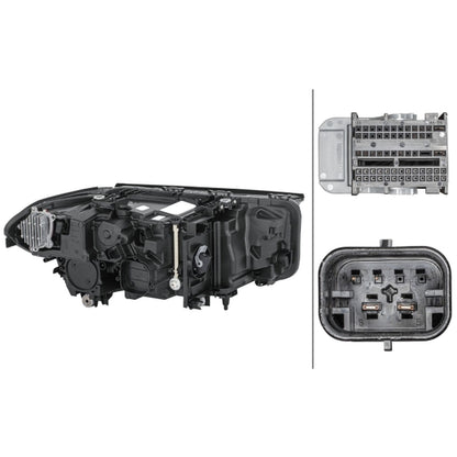 HELLA Matrix Headlight Unit - Left - 1LX015449-431