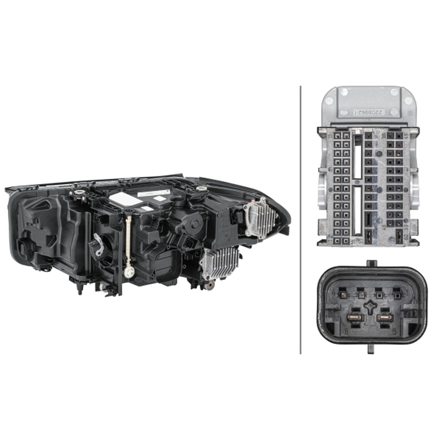 HELLA LED Headlight Unit - Right - 1LX015449-541