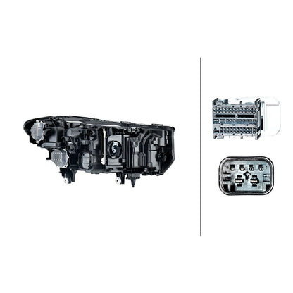 HELLA LED Headlight Unit - Left - 1LX015450-531