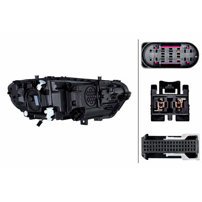 HELLA LED Headlight Unit - Left - 1LX015569-631