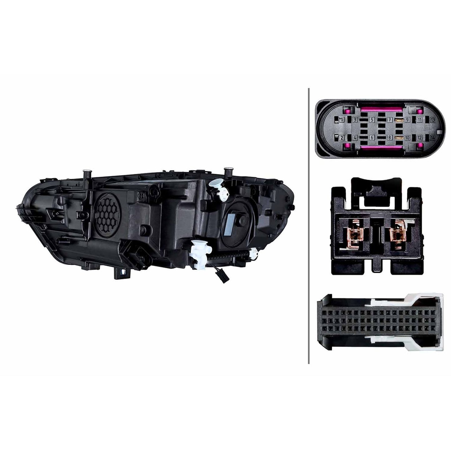 HELLA LED Headlight Unit - Right - 1LX015569-641