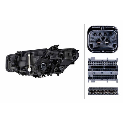 HELLA LED Headlight Unit - Right - 1LX016808-641