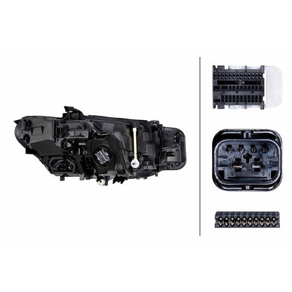 HELLA Matrix Headlight Unit - Left - 1LX016809-731
