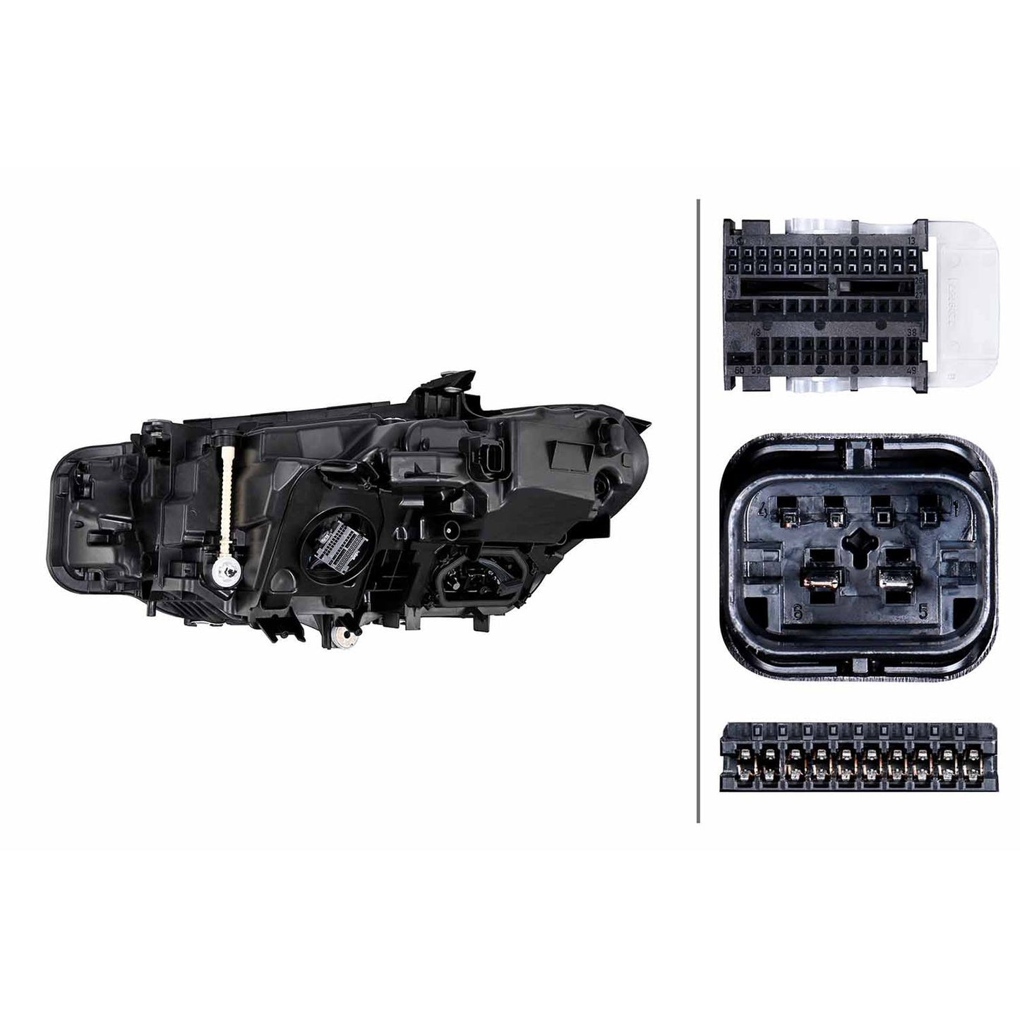HELLA Matrix Headlight Unit - Right - 1LX016809-741