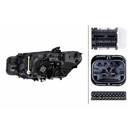 HELLA Matrix Headlight Unit - Right - 1LX016809-741