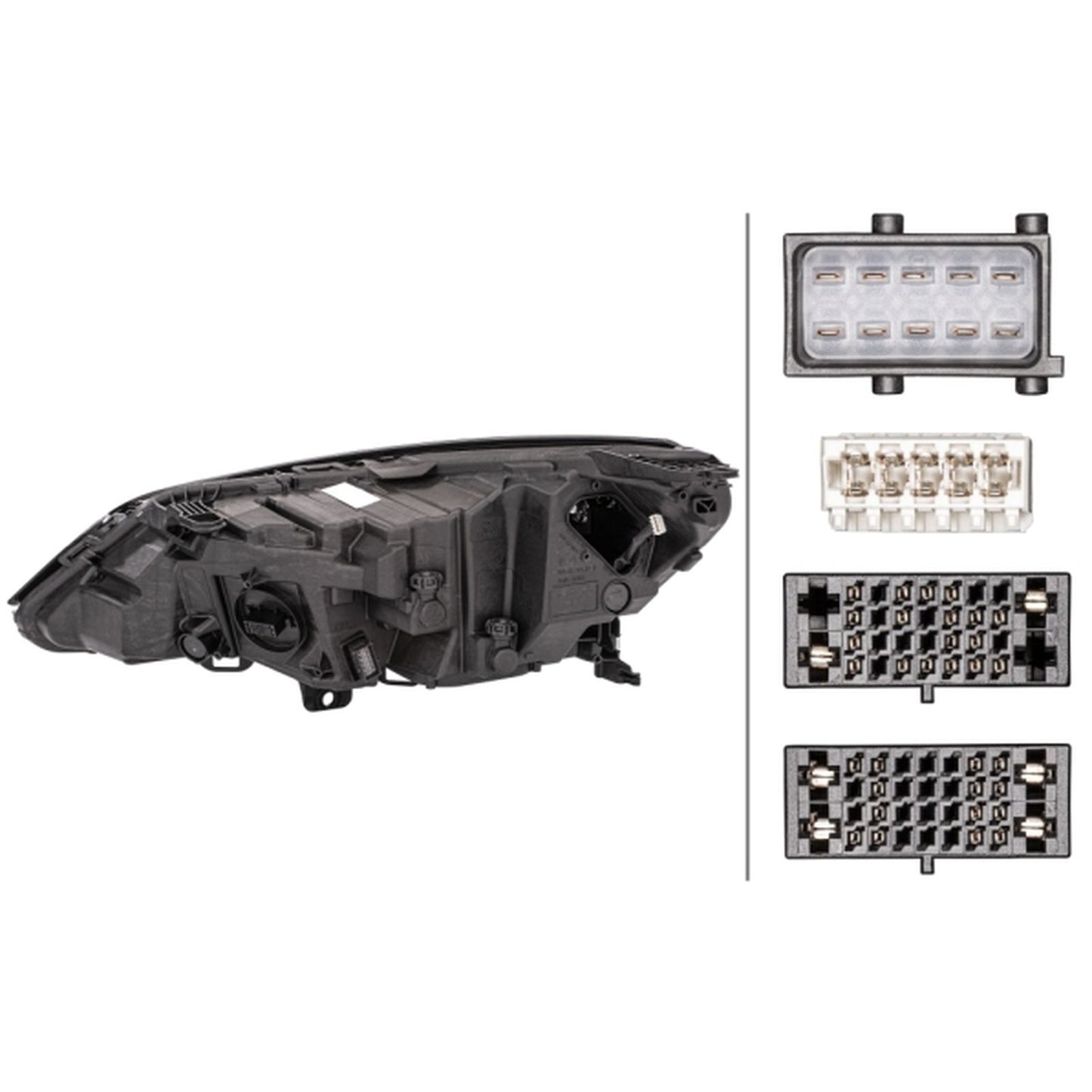 HELLA Matrix Headlight Unit - Right - 1LX354829-241