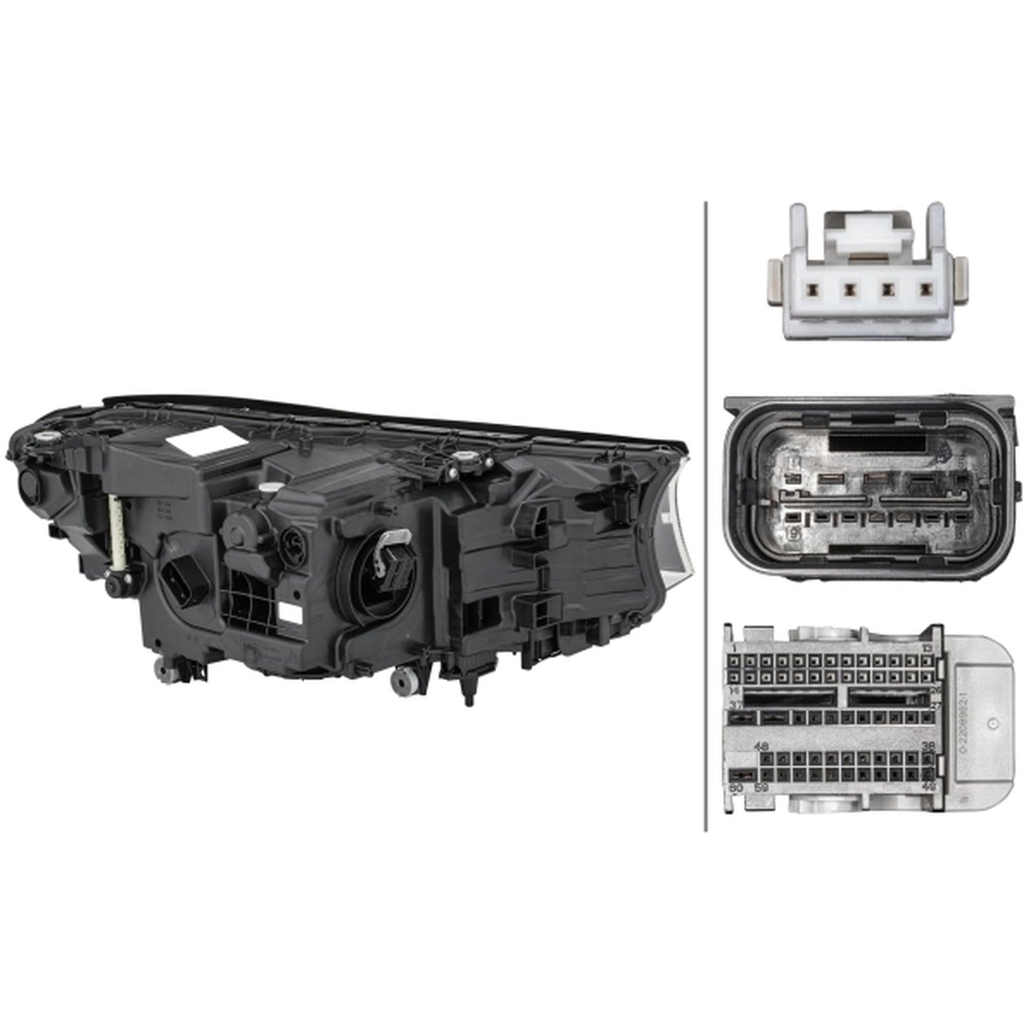 HELLA LED Headlight Unit - Left - 1LX354854-071