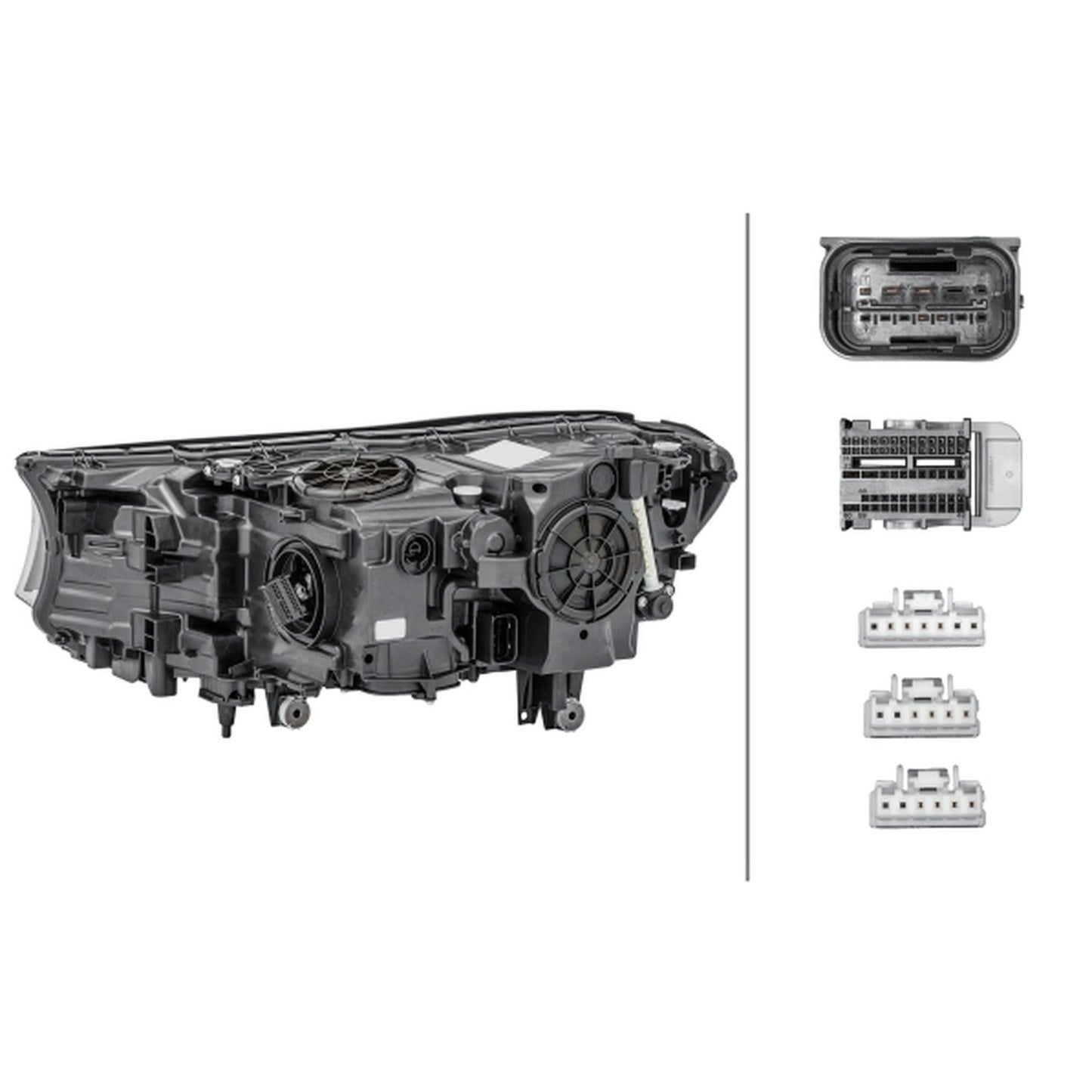 HELLA LED Headlight Unit - Right - 1LX354854-201