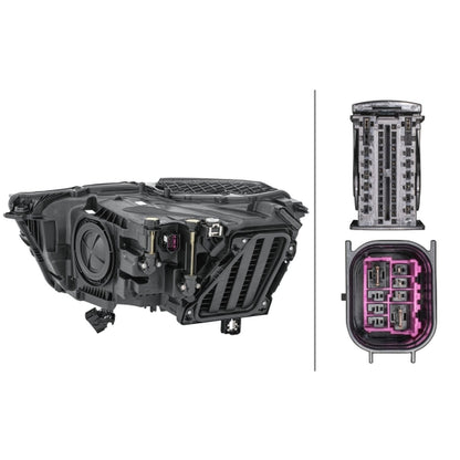HELLA LED Headlight Unit - Right - 1LX354870-101